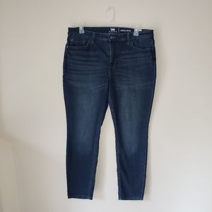 Lee Riders midrise skinny denim blue fade jeans